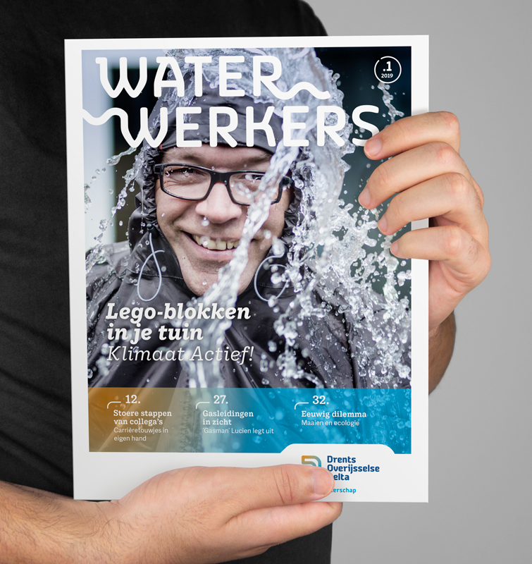 Cover van het waterwerkers magazine van WDO Delta
